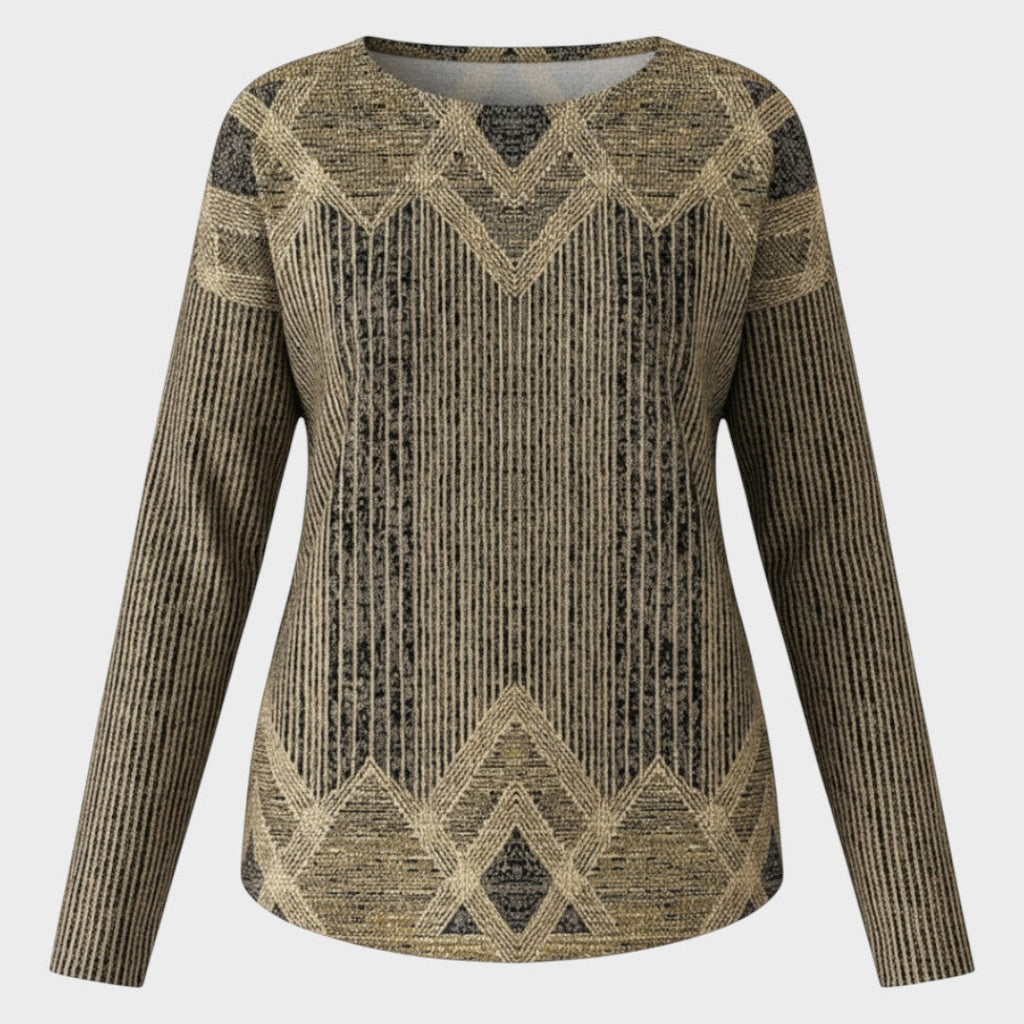 Valentina |  Blusa Vintage con Estampado