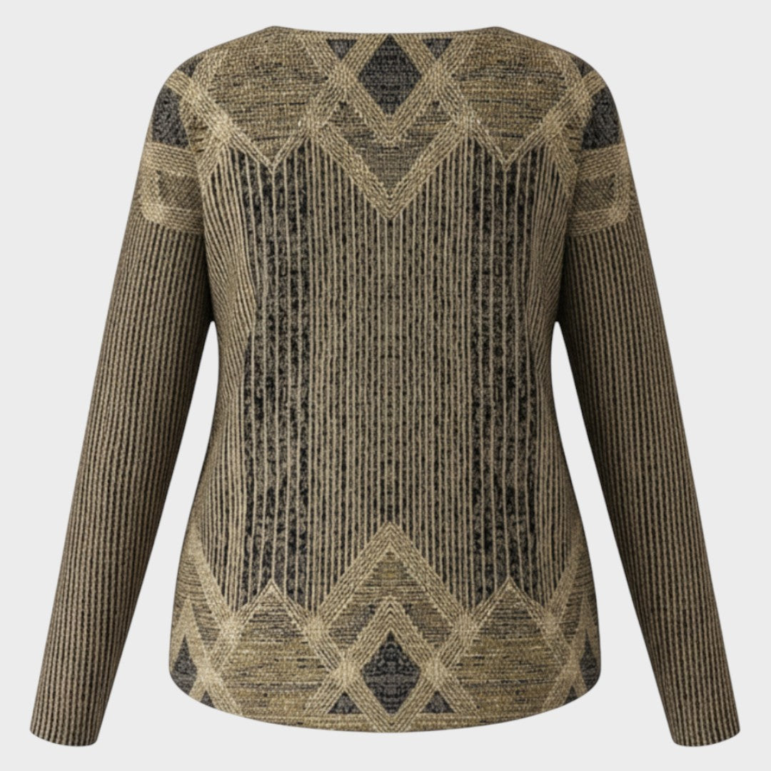 Valentina |  Blusa Vintage con Estampado