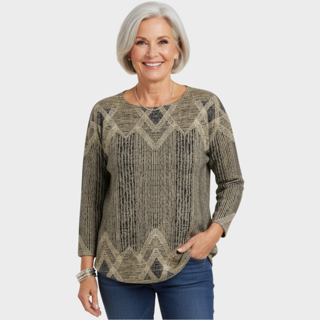 Valentina |  Blusa Vintage con Estampado
