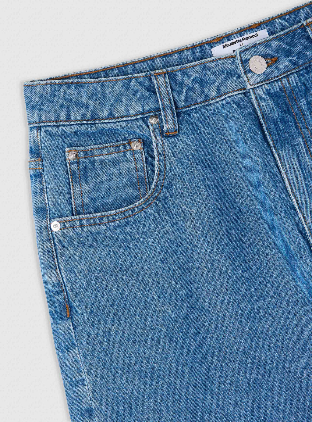 Bermudas Vaqueras Estampado Fresa TRNPOPLAB