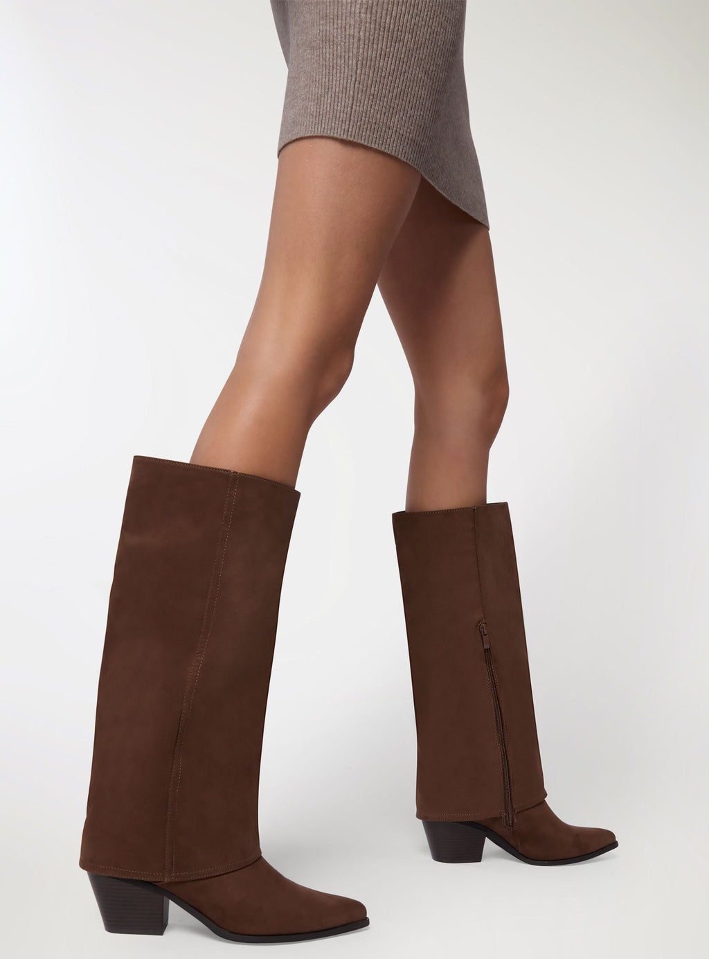 Tall tube cowboy boots