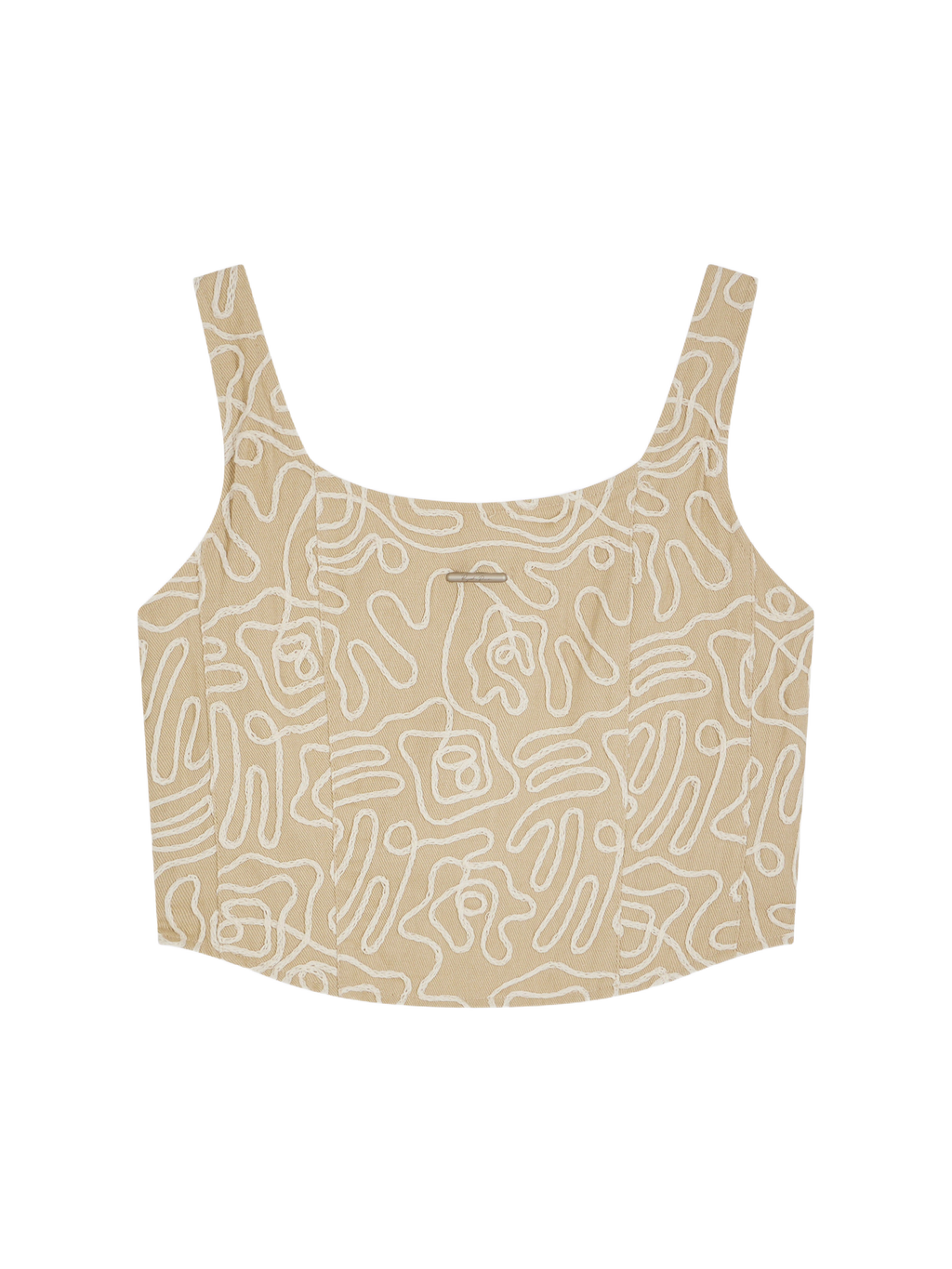 Beige Nazca Top
