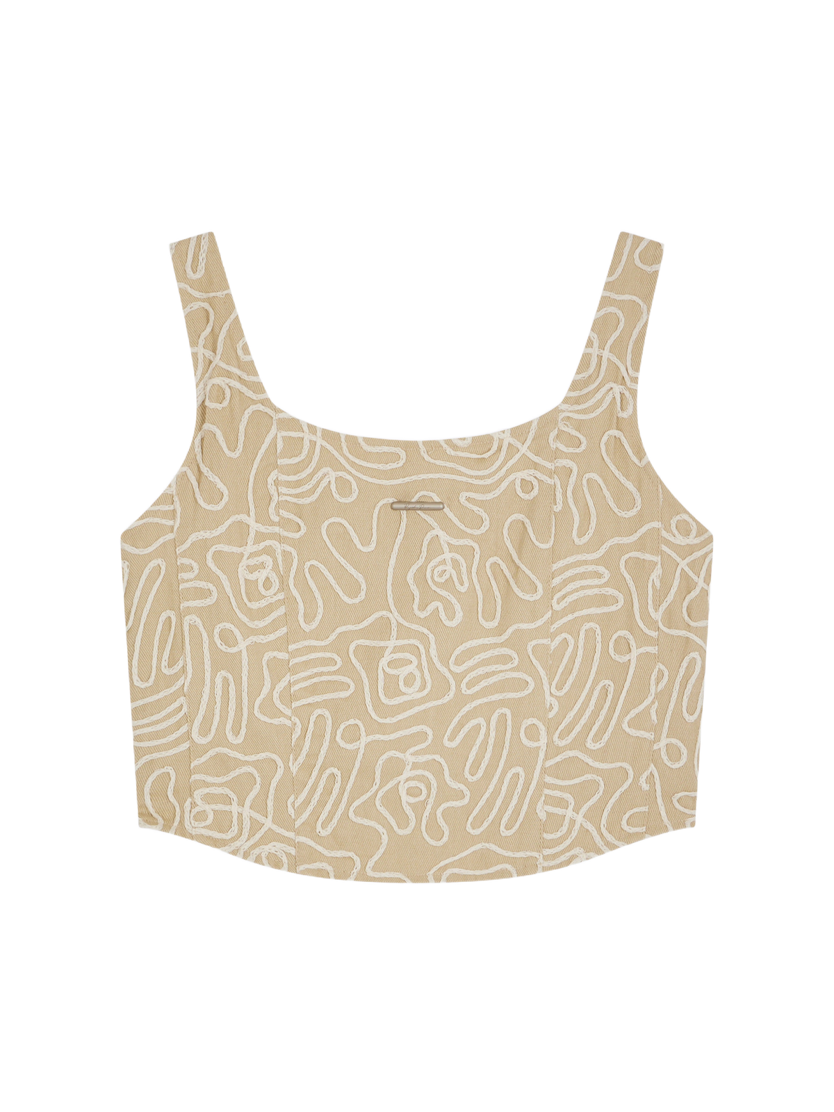 Beige Nazca Top