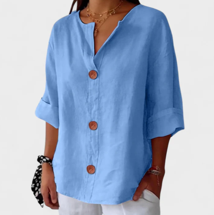 Linda | Blusa Casual de Lino