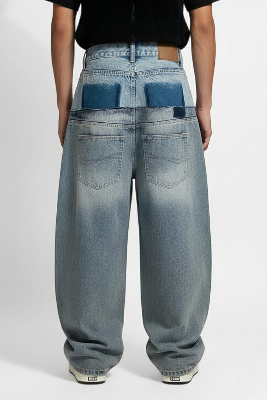 Double Waistband Jeans