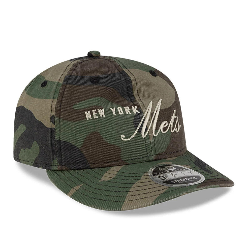 New York Mets Thisisneverthat X MLB Woodland Camo Retro Crown 9FIFTY Cap
