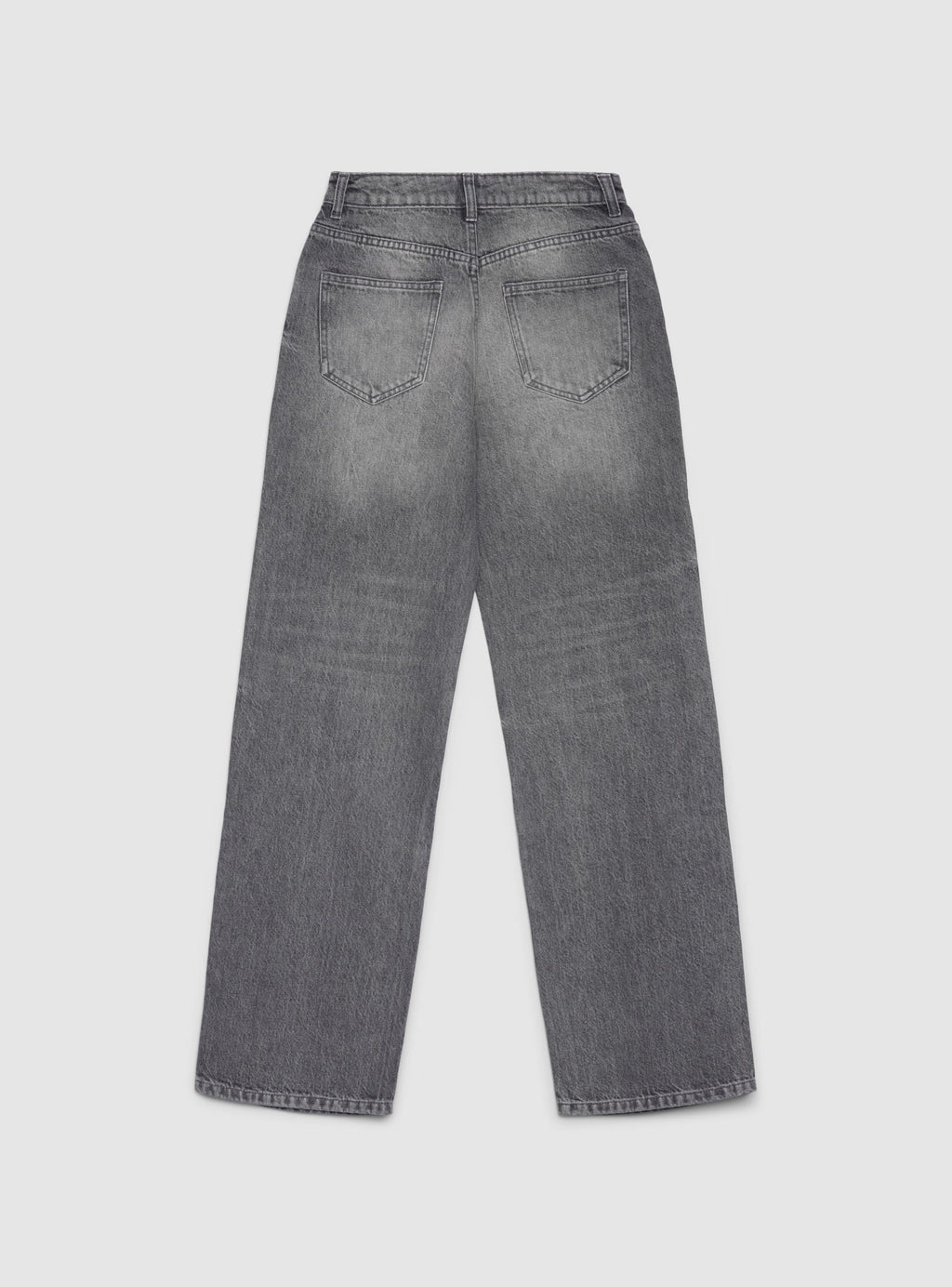Vaqueros Pierna Ancha Gris Denim
