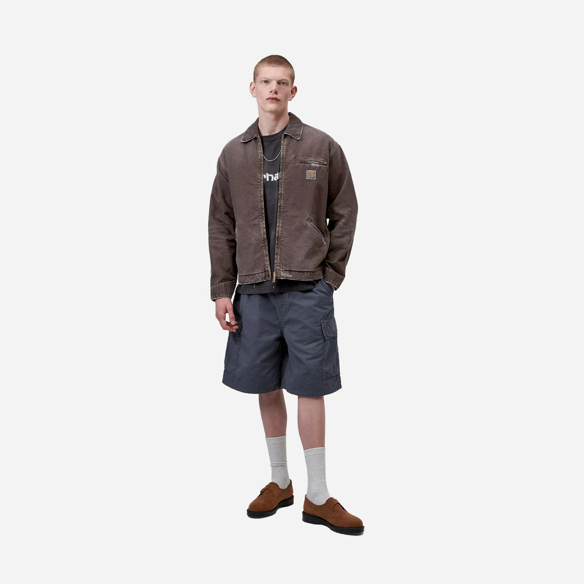 CARHARTT W.I.P. OG Detroit Jacket 'Dearborn' Canvas I035280.3TW.17