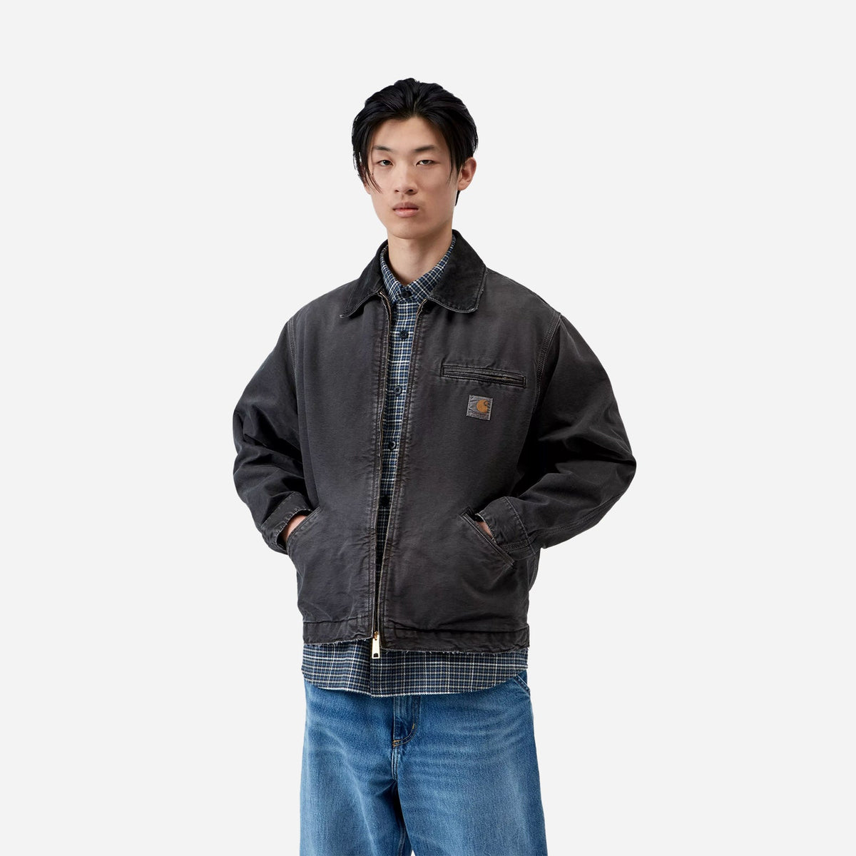 CARHARTT W.I.P. OG Detroit Jacket 'Dearborn' Canvas I035280.00E.17