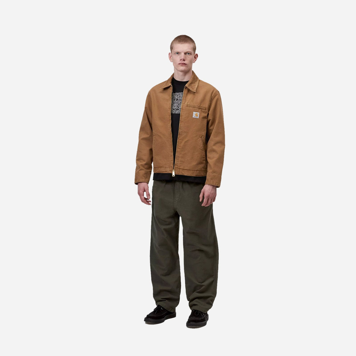 CARHARTT W.I.P. Detroit Jacket 'Dearborn' Canvas I034819.1FJ.4O