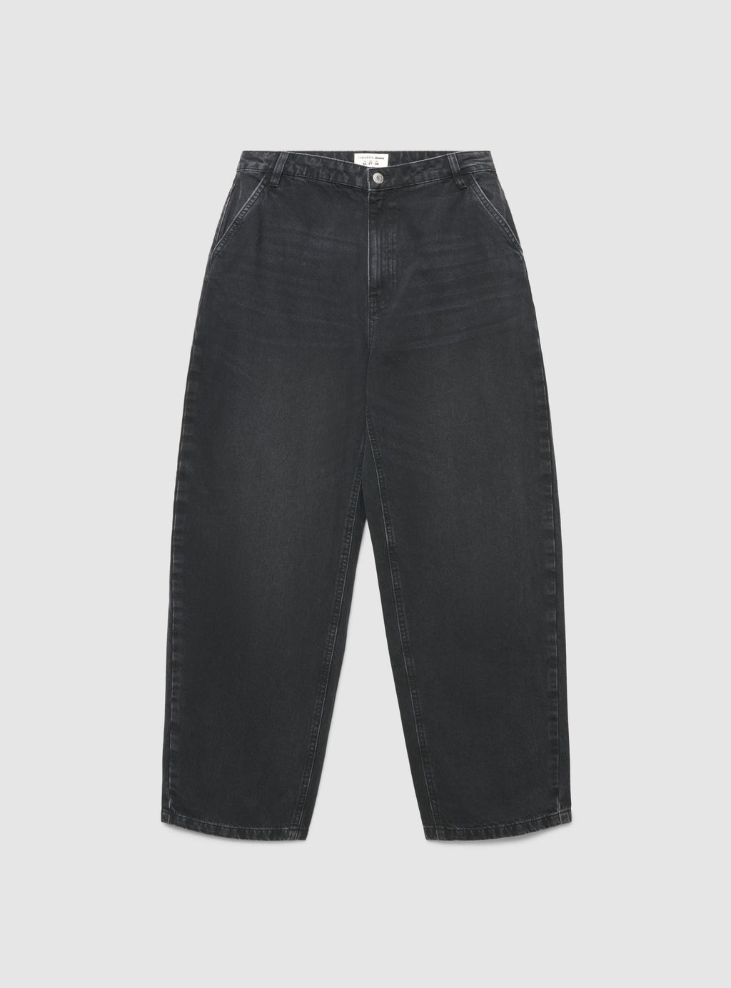 Black High-Rise Baggy Jeans