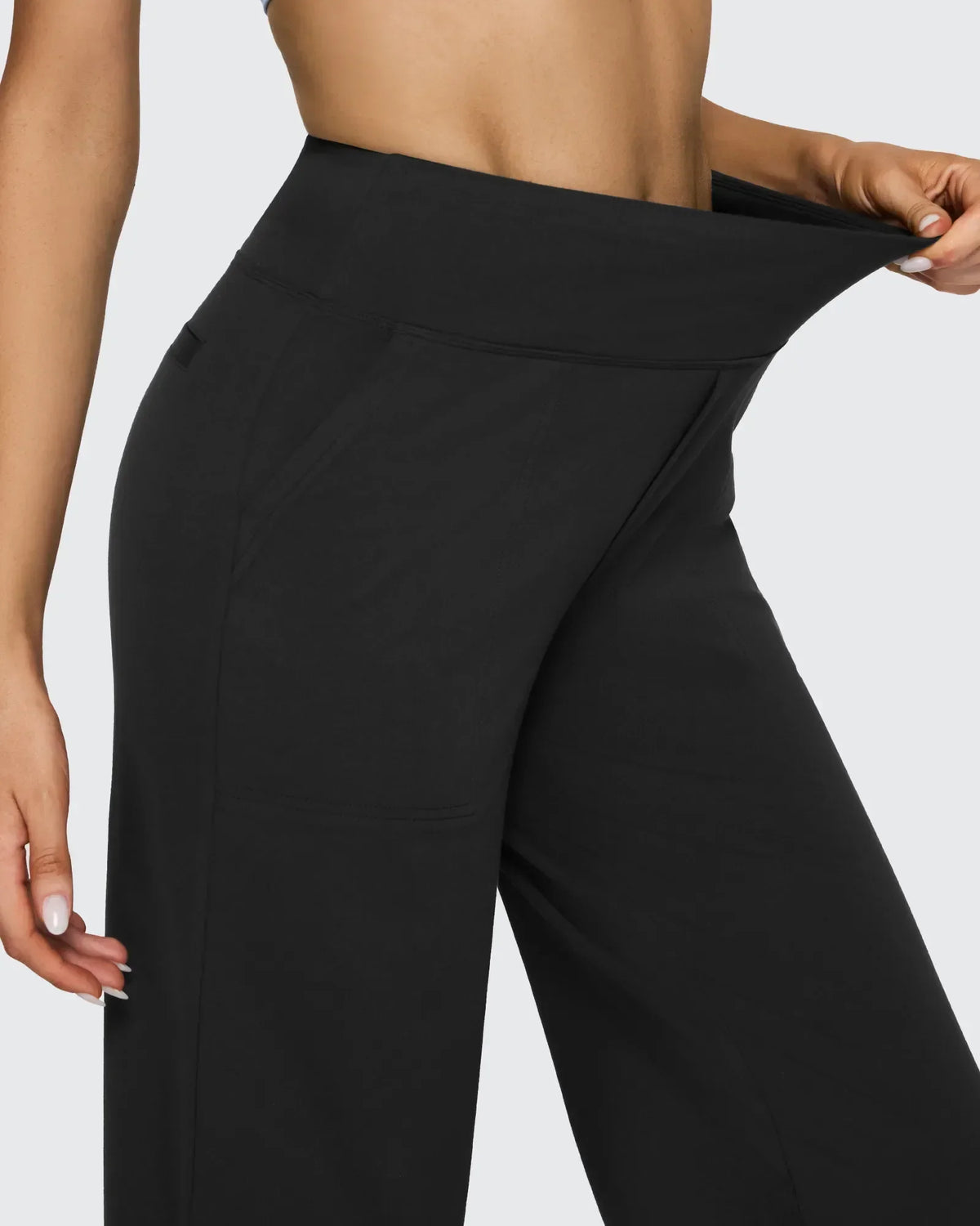 Siena | Pantalón de Cintura Alta y Ajuste Flexible con Caída Elegante
