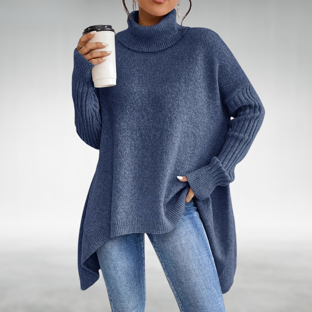 Jana | Jersey Elegante de Cuello Alto