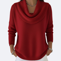 Giulia | Jersey Acogedor con Cuello de Volantes