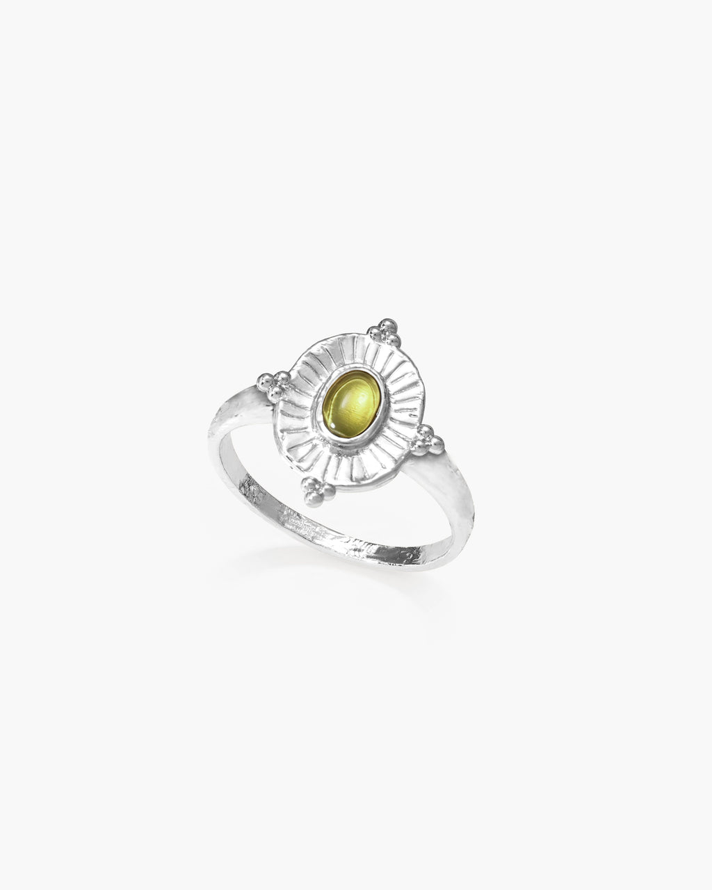 Anillo Talismán de Olivo en Plata