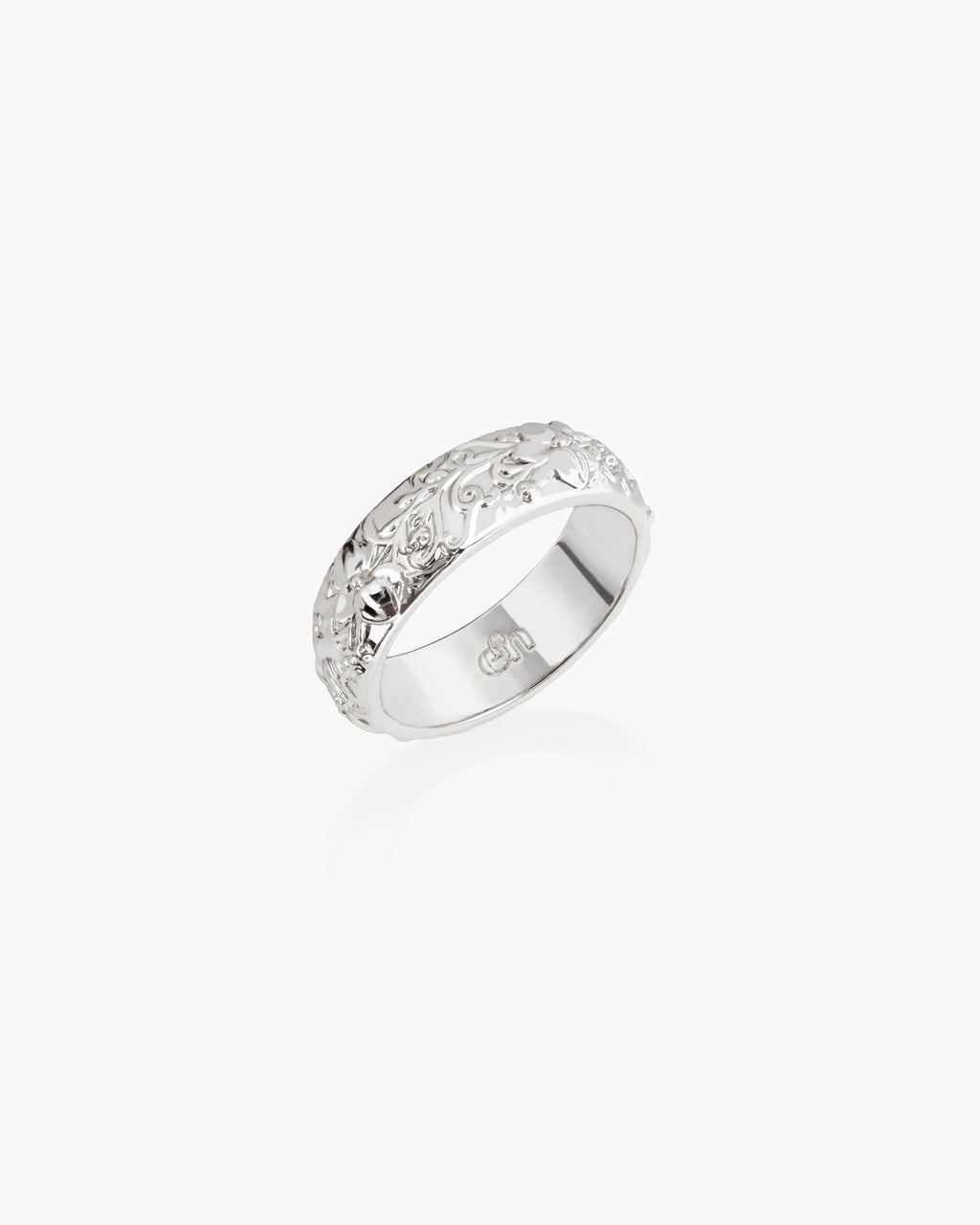 Serenade of Orchid Toe Ring in Silver