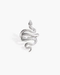 Serpent Ring in Silver