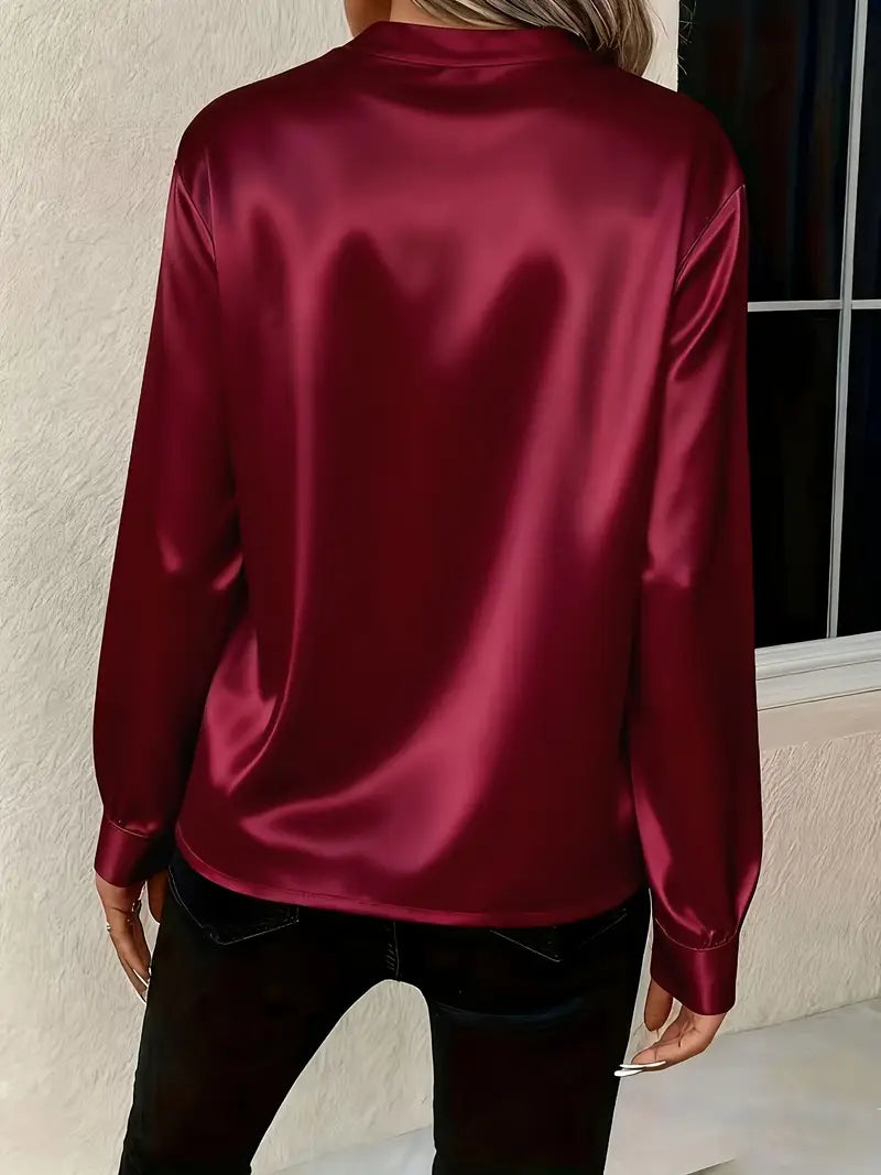 Claudine | Blusa Satinada Elegante Atemporal
