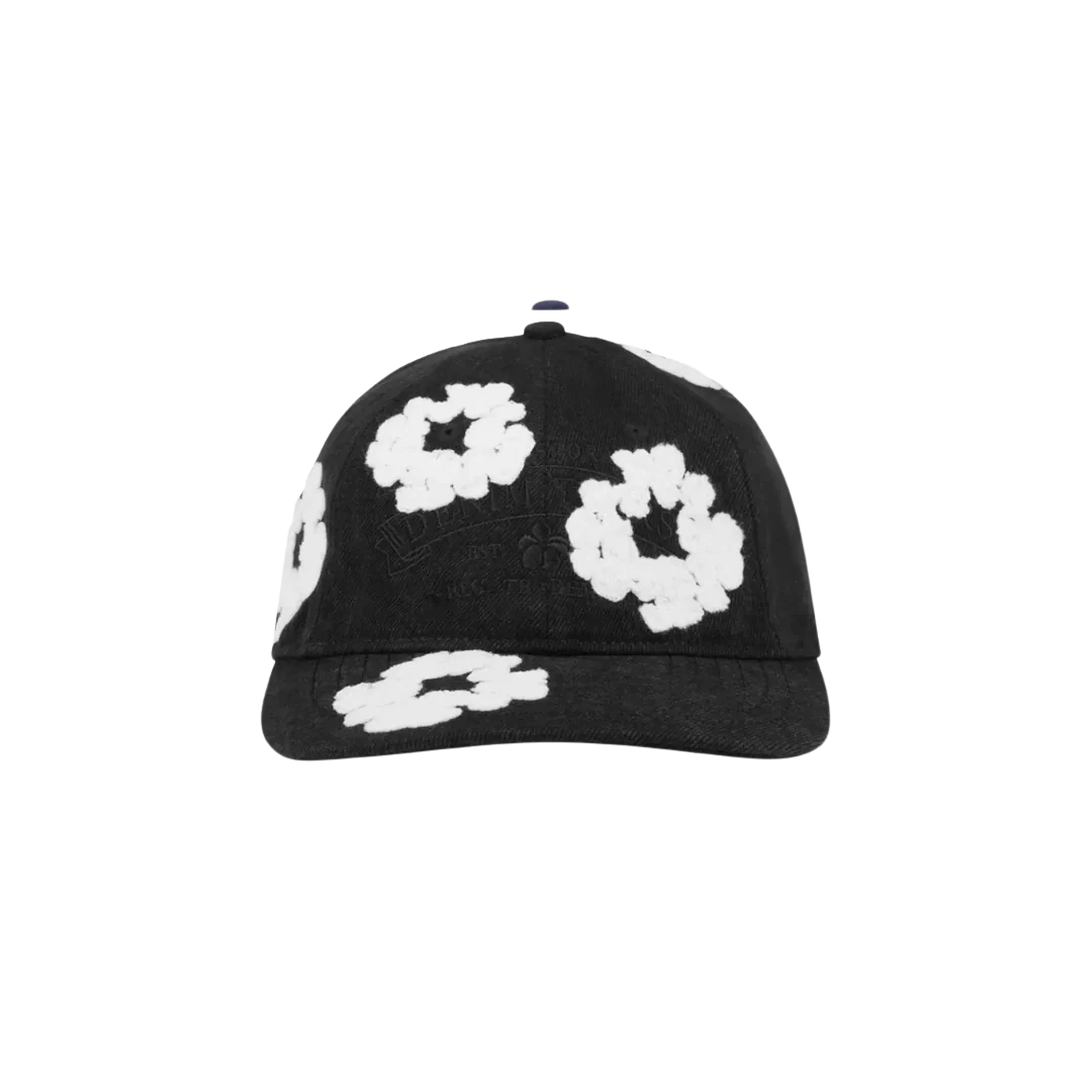 Denim Tears Denim Cotton Wreath Cap Black