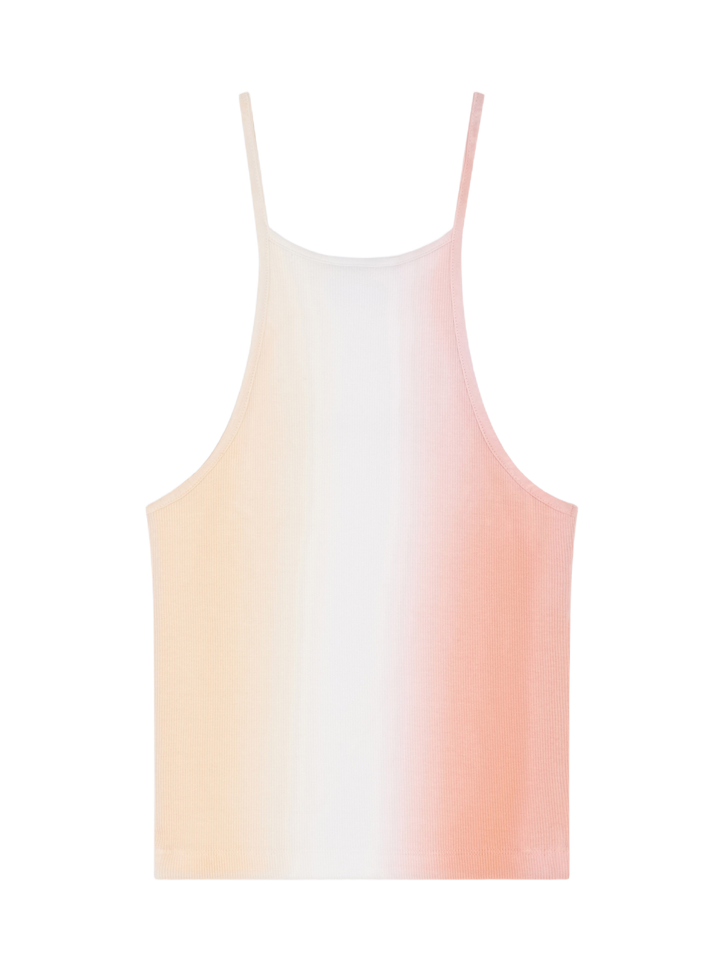 Peach Ombré Crop Top