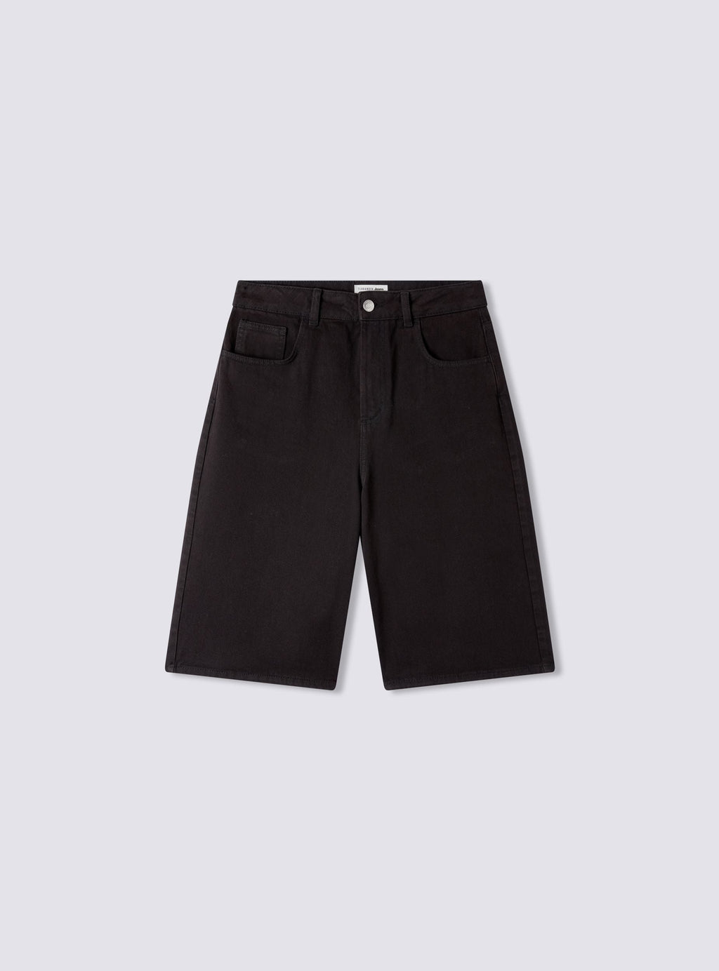 Bermudas Cinco Bolsillos Negro