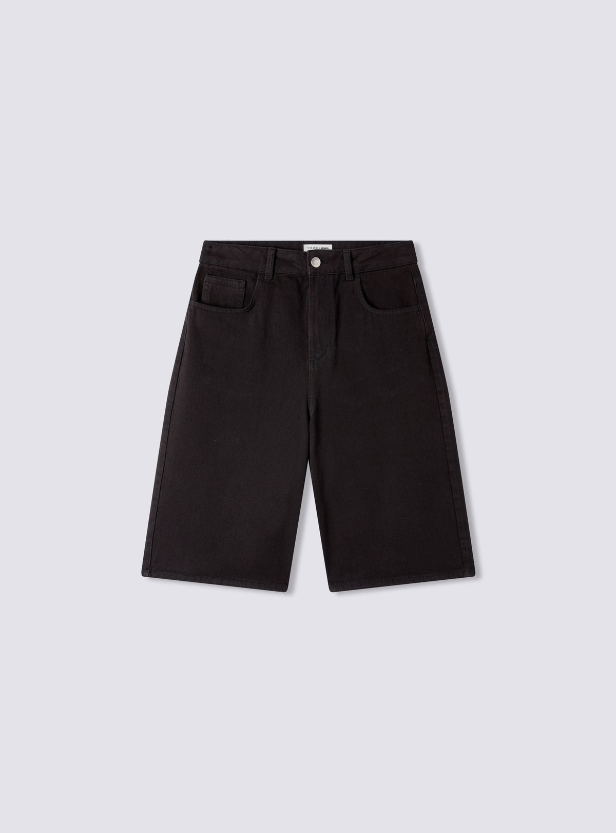 Bermudas Cinco Bolsillos Negro