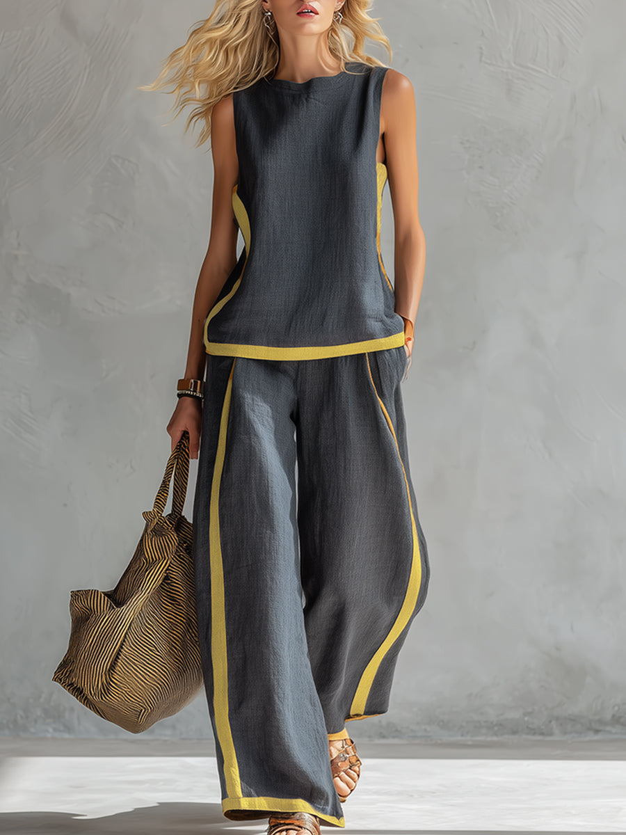 Conjunto Solène de Dos Piezas Fluido y Elegante