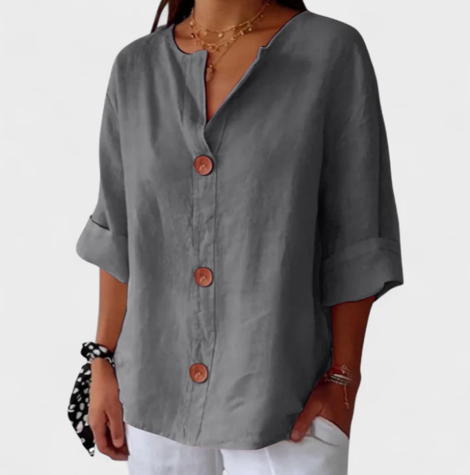 Linda | Blusa Casual de Lino
