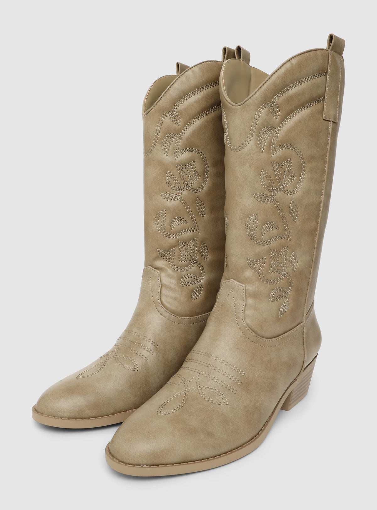 Embroidered cowboy boots