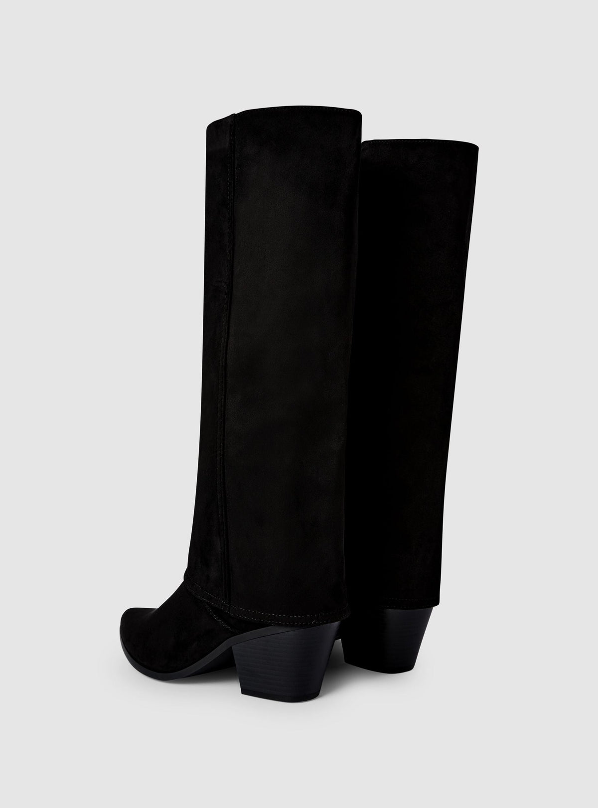 Tall tube western boots