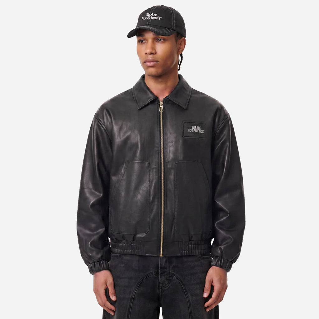 We Are Not Friends Boxy PU Jacket WANF-WI2615