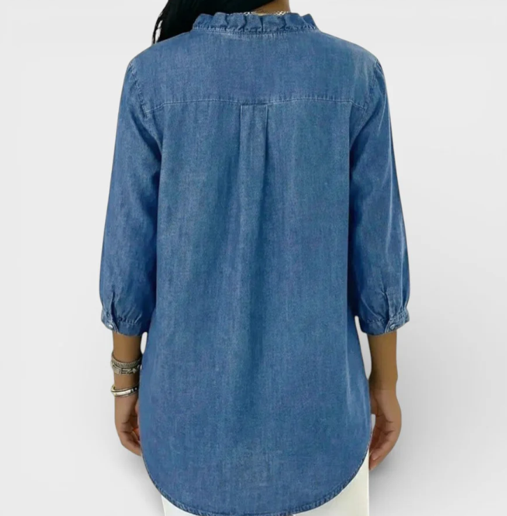 Mónica | Blusa Elegante con Volantes