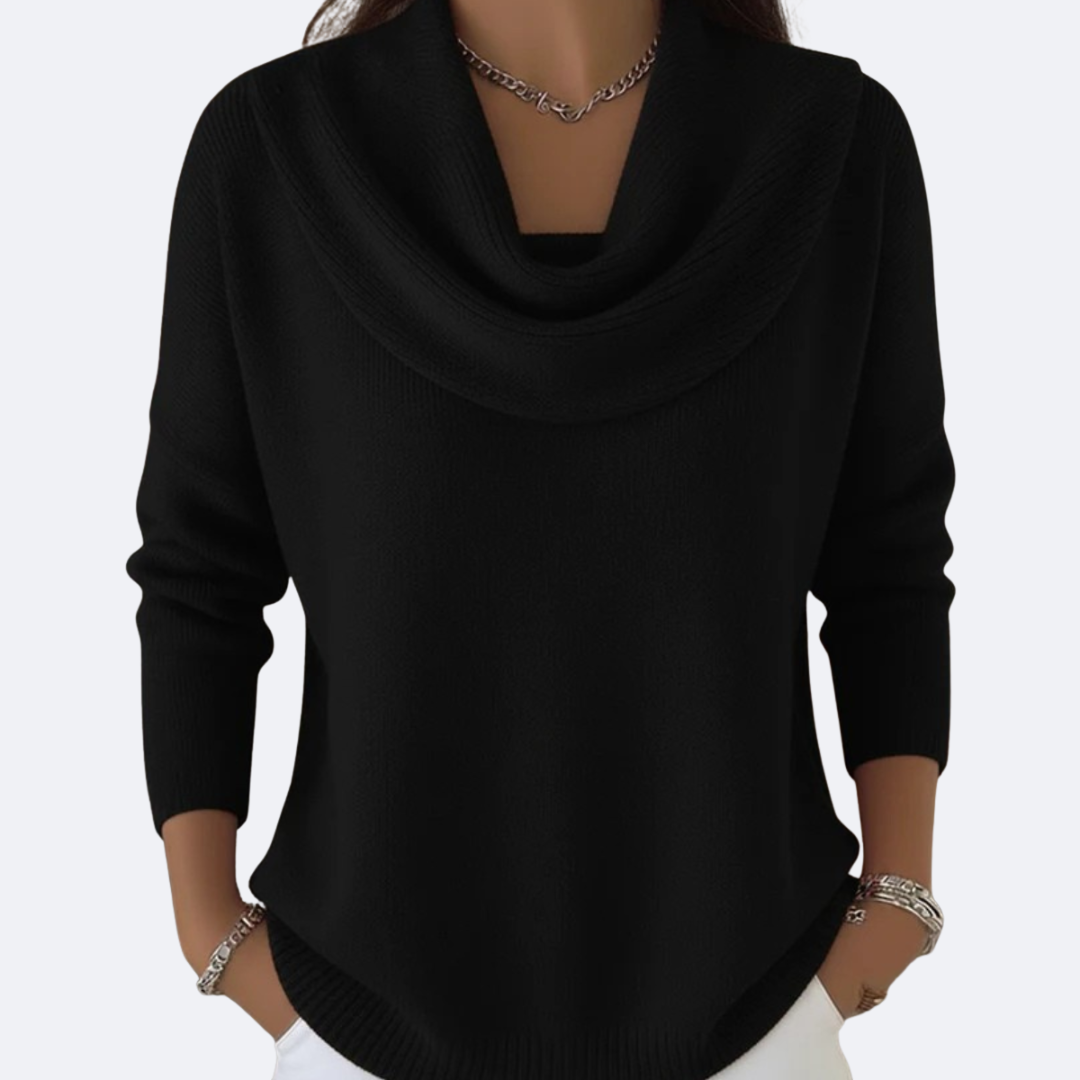 Giulia | Jersey Acogedor con Cuello de Volantes