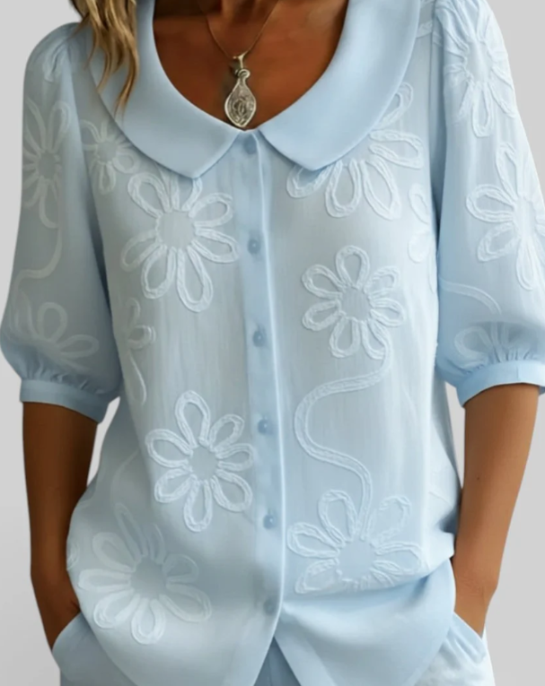 Julia | Blusa Floral Ligera y Elegante