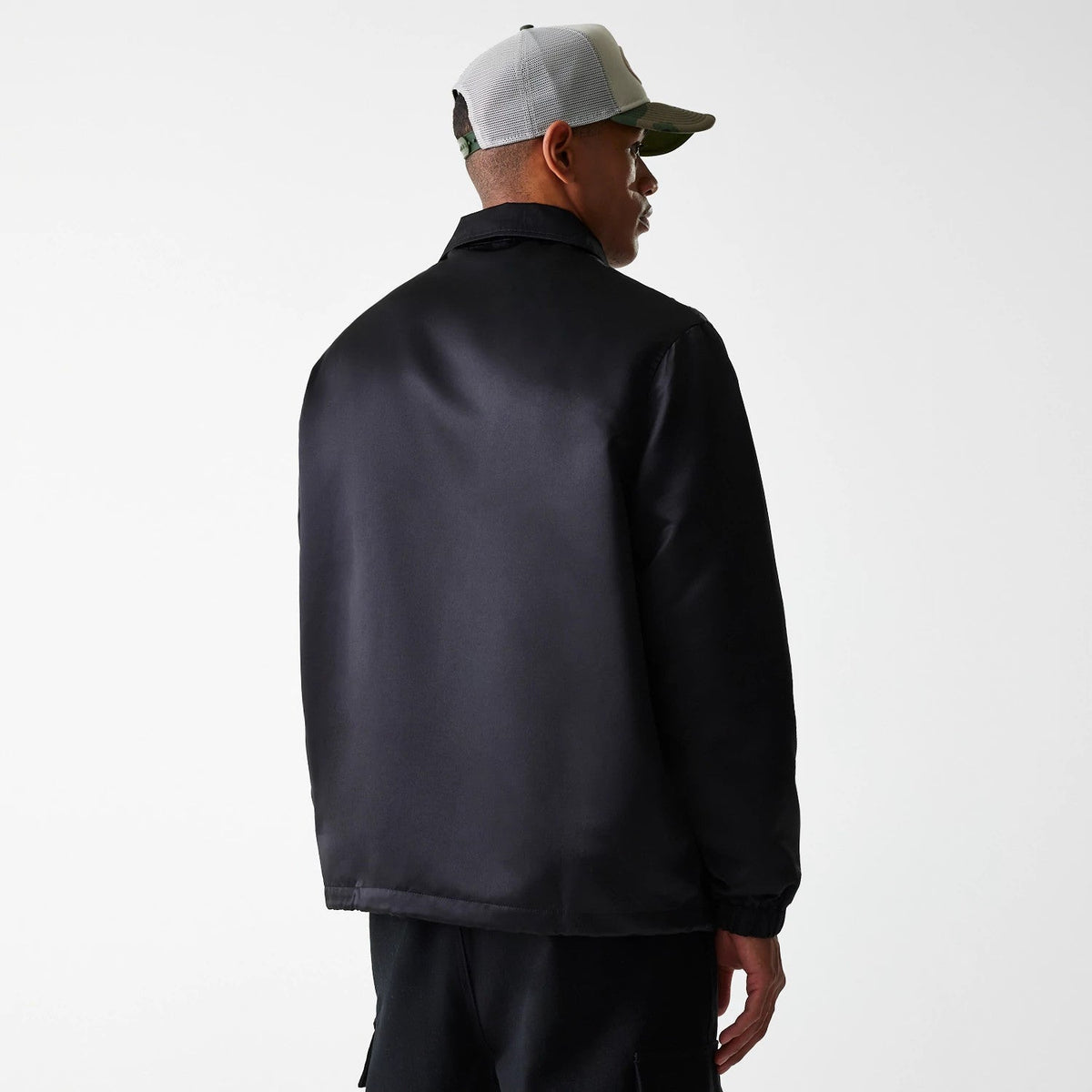 New Era Black Coaches Jacket
