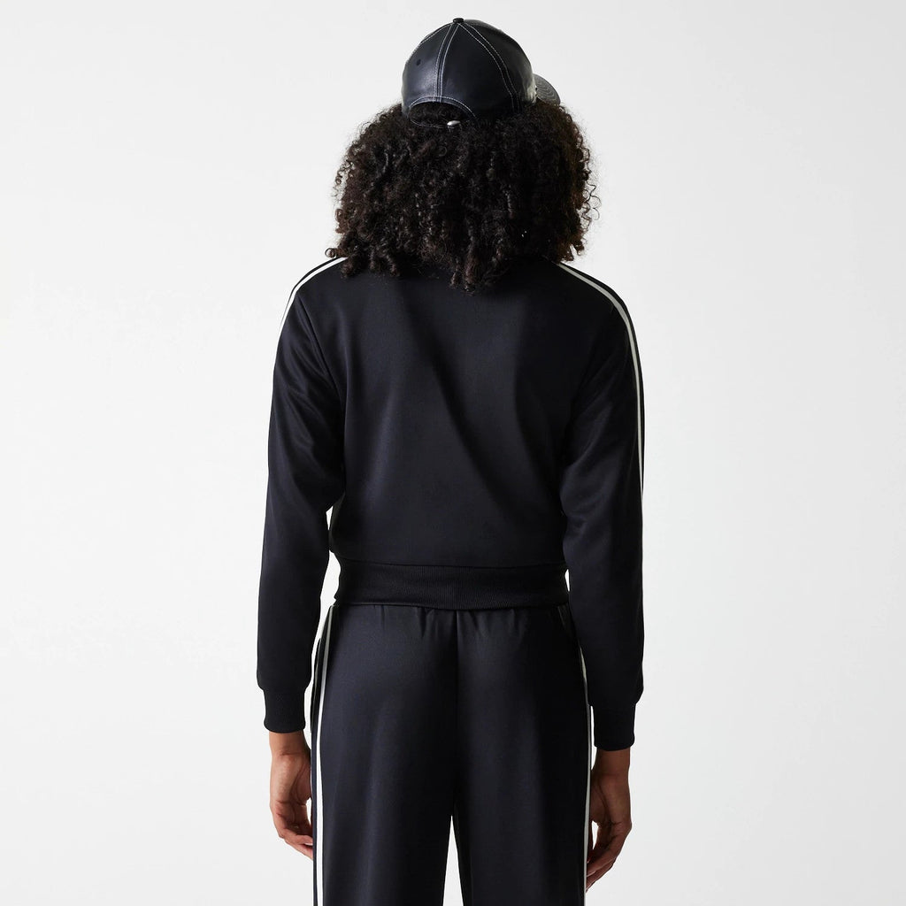 New York Yankees Women's MLB Midi Logo Black Track Jacket