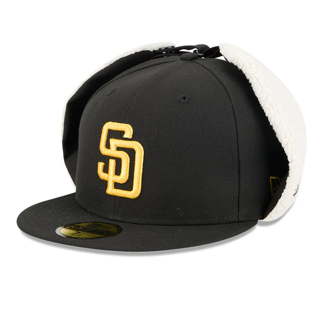 San Diego Padres MLB Classic Black Dogear 59FIFTY Fitted Cap