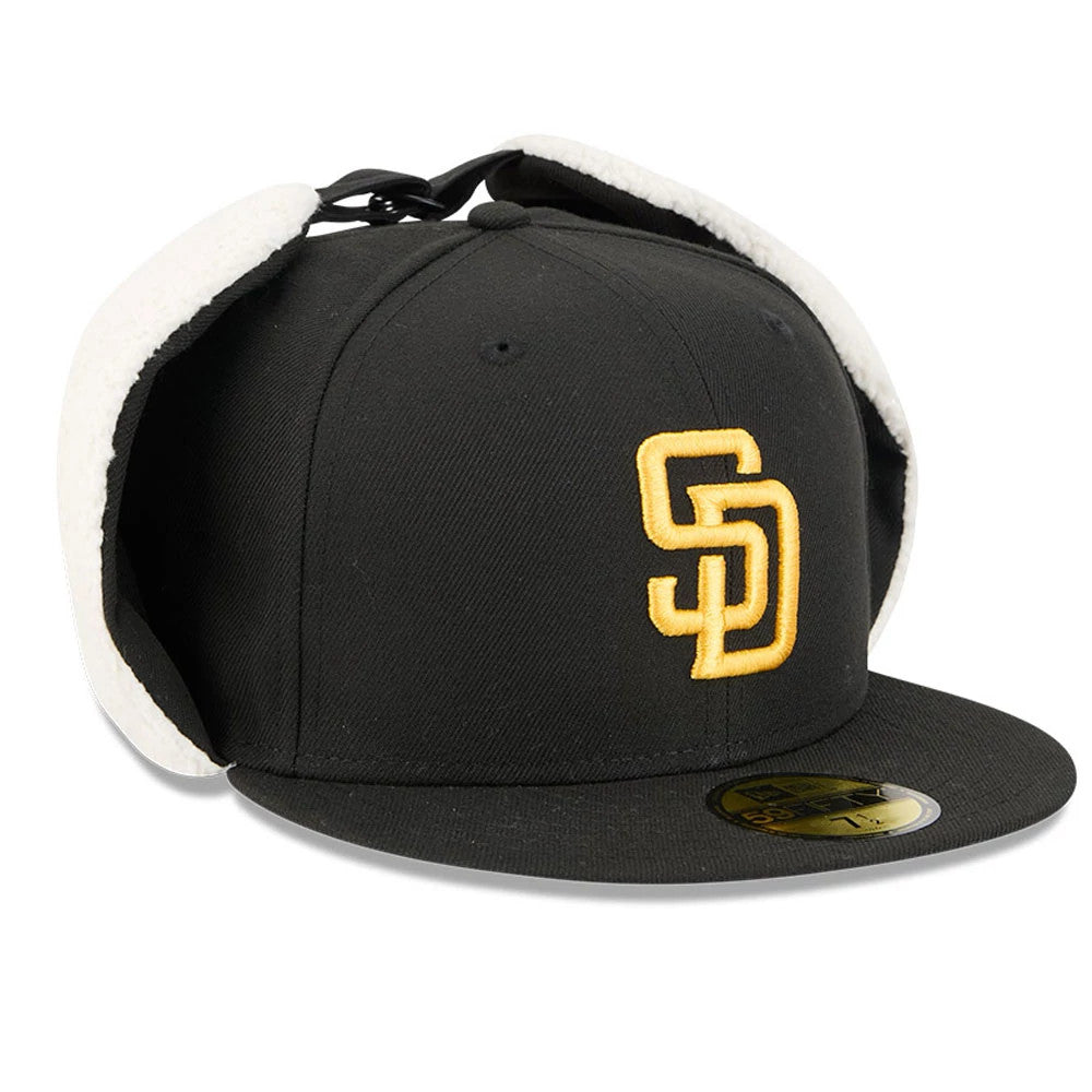 San Diego Padres MLB Classic Black Dogear 59FIFTY Fitted Cap