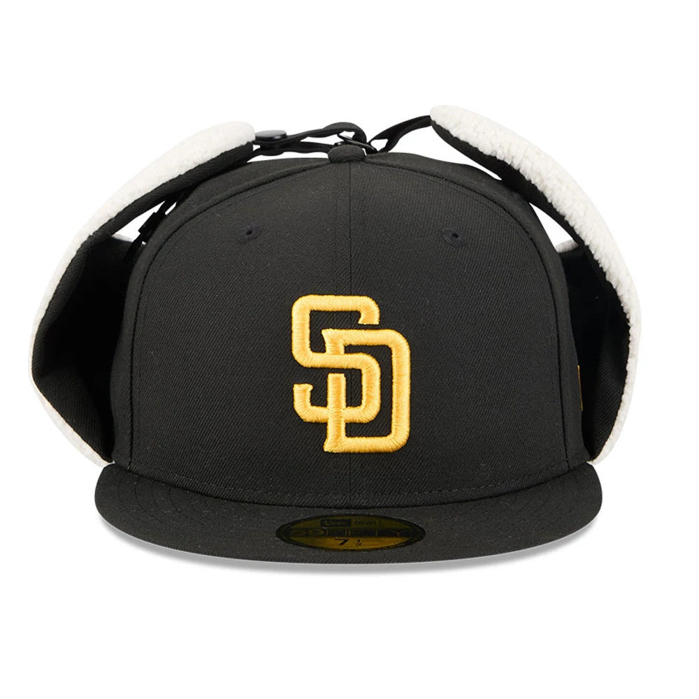 San Diego Padres MLB Classic Black Dogear 59FIFTY Fitted Cap