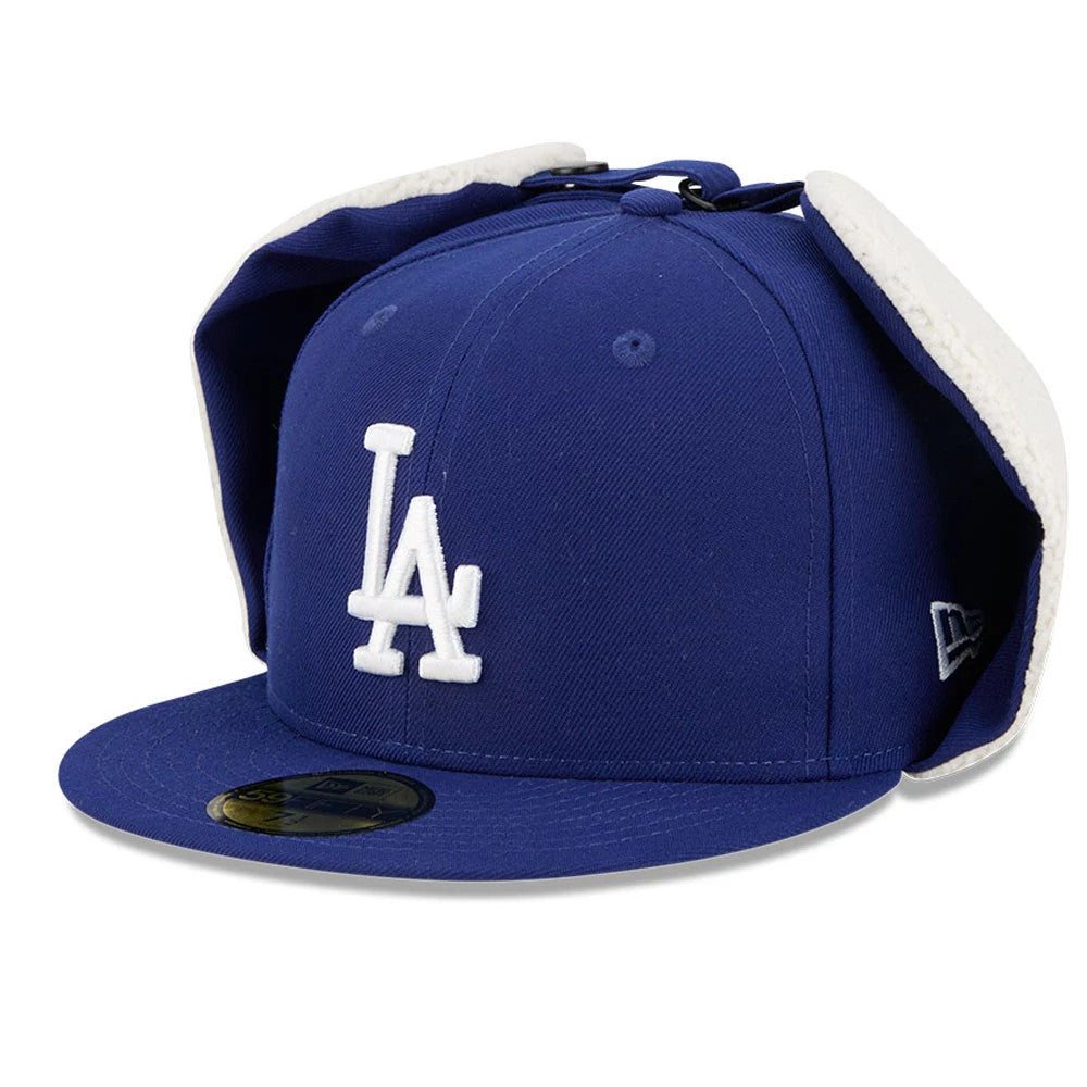 LA Dodgers MLB Classic Dark Blue Dogear 59FIFTY Fitted Cap
