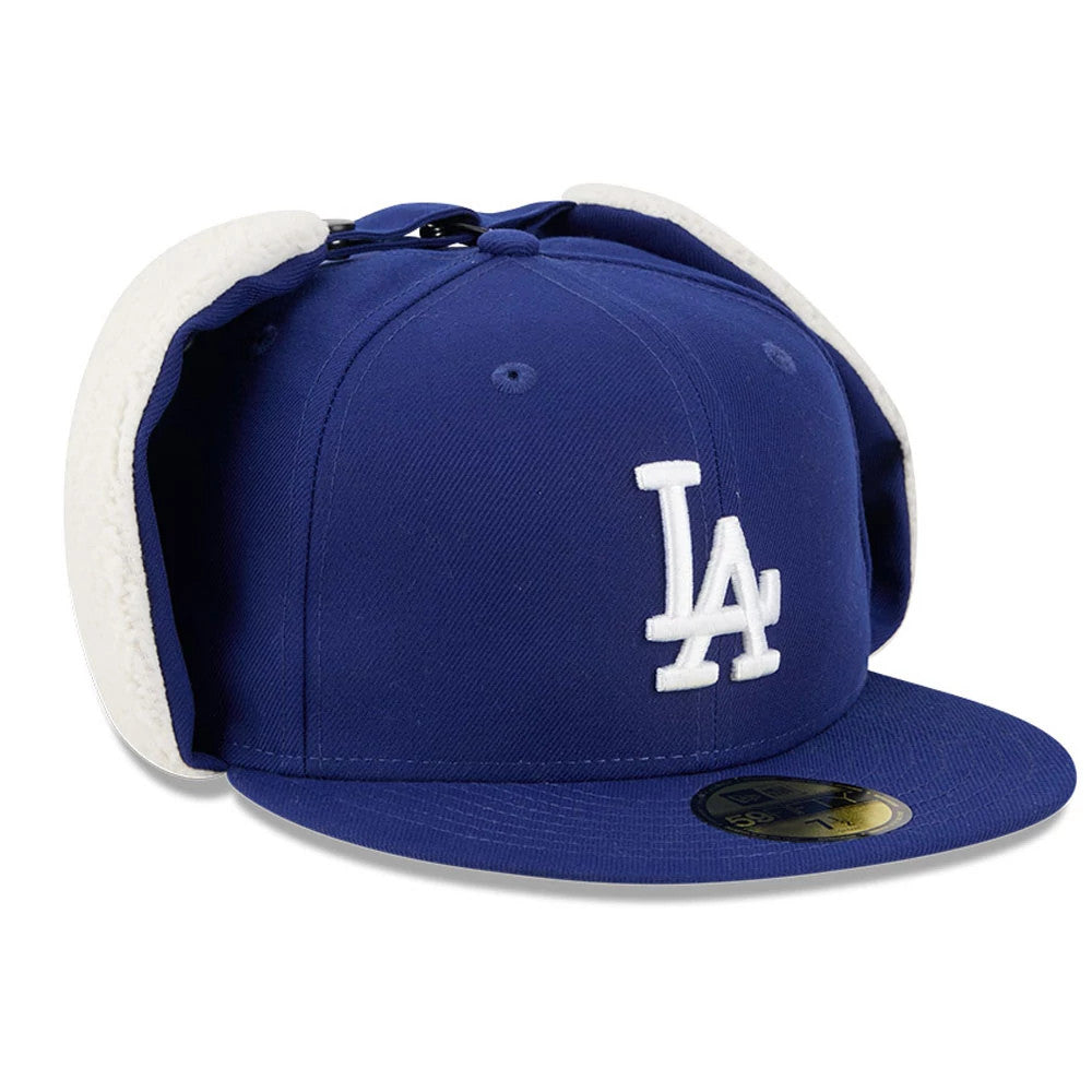 LA Dodgers MLB Classic Dark Blue Dogear 59FIFTY Fitted Cap