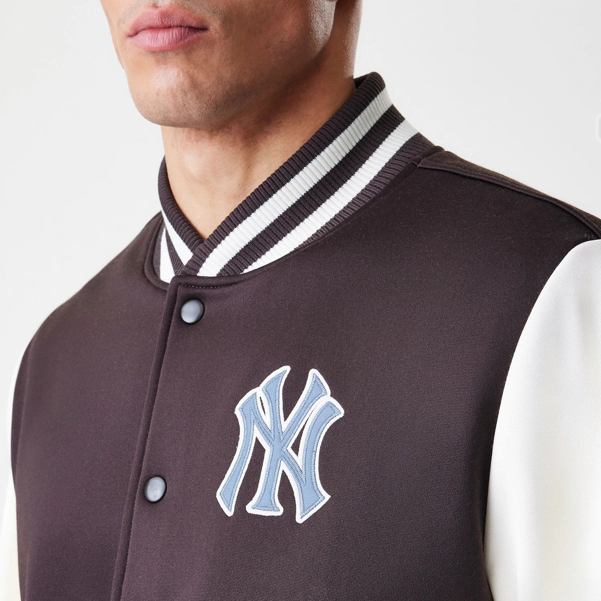 New York Yankees MLB Dark Brown Varsity Jacket