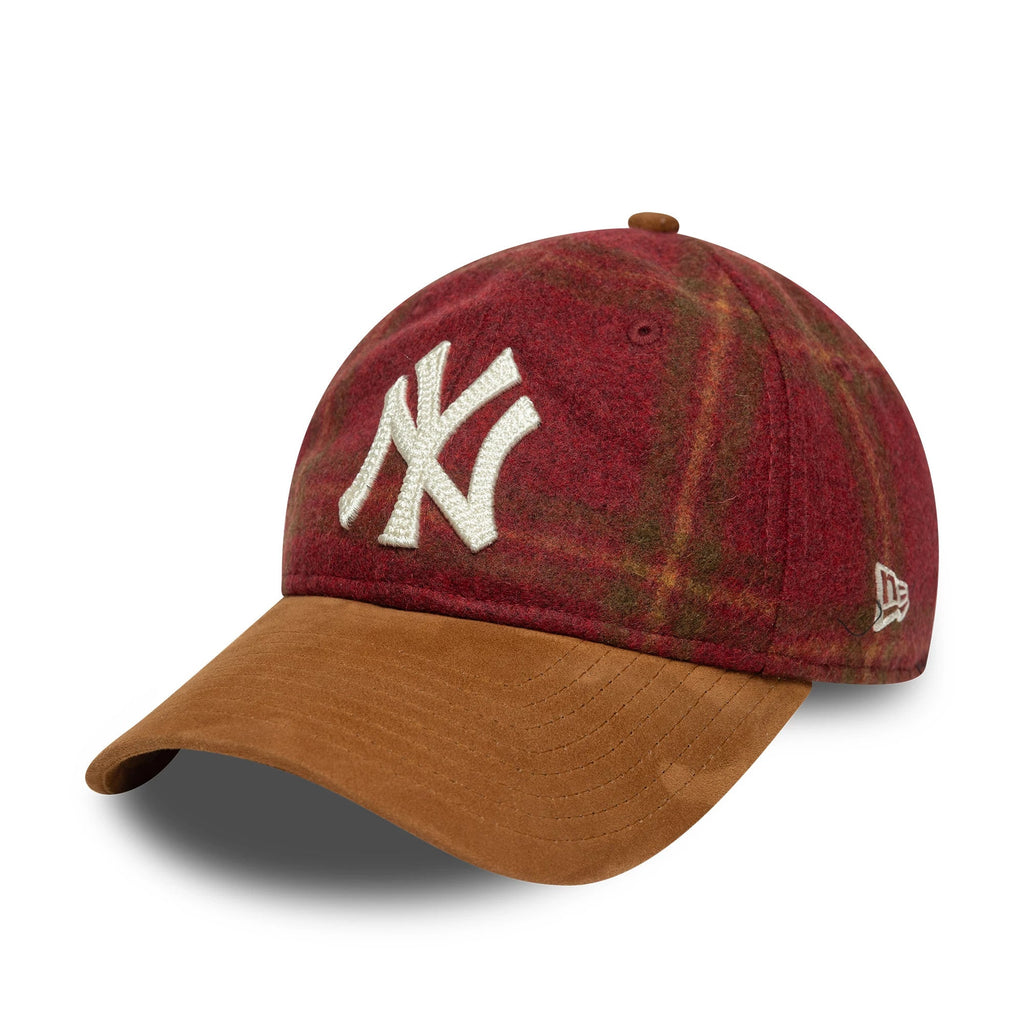 New York Yankees MLB Loden Suede Dark Red 9TWENTY Adjustable Cap