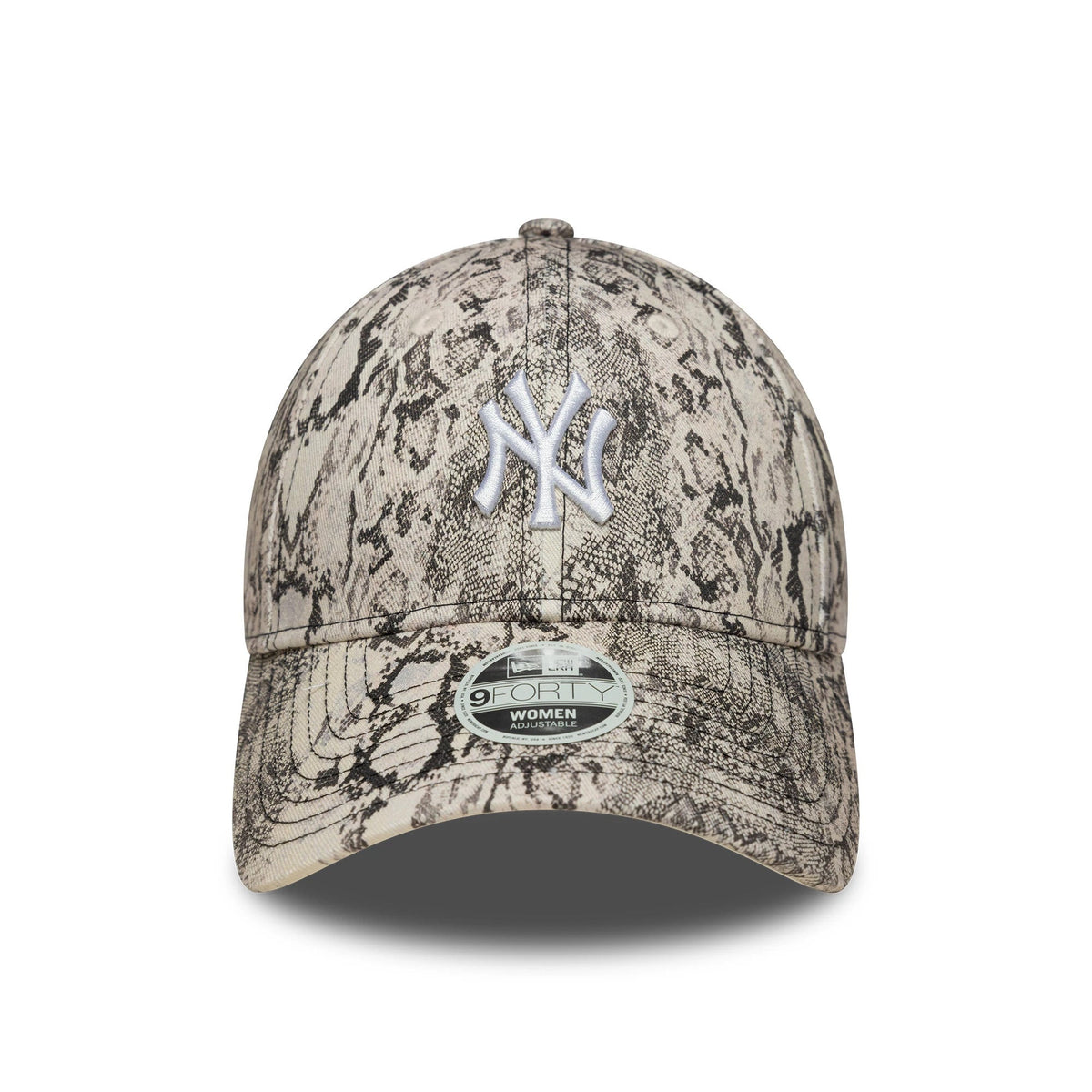 New York Yankees Womens MLB Snake Grey 9FORTY Adjustable Cap