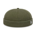 Gorra ajustable tipo docker de algodón lavado verde de New Era