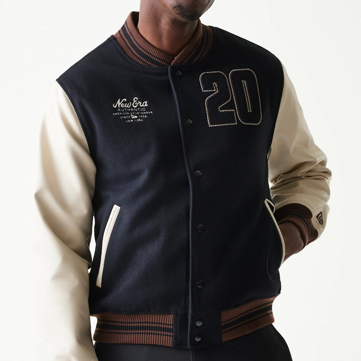 New Era Varsity Black Jacket
