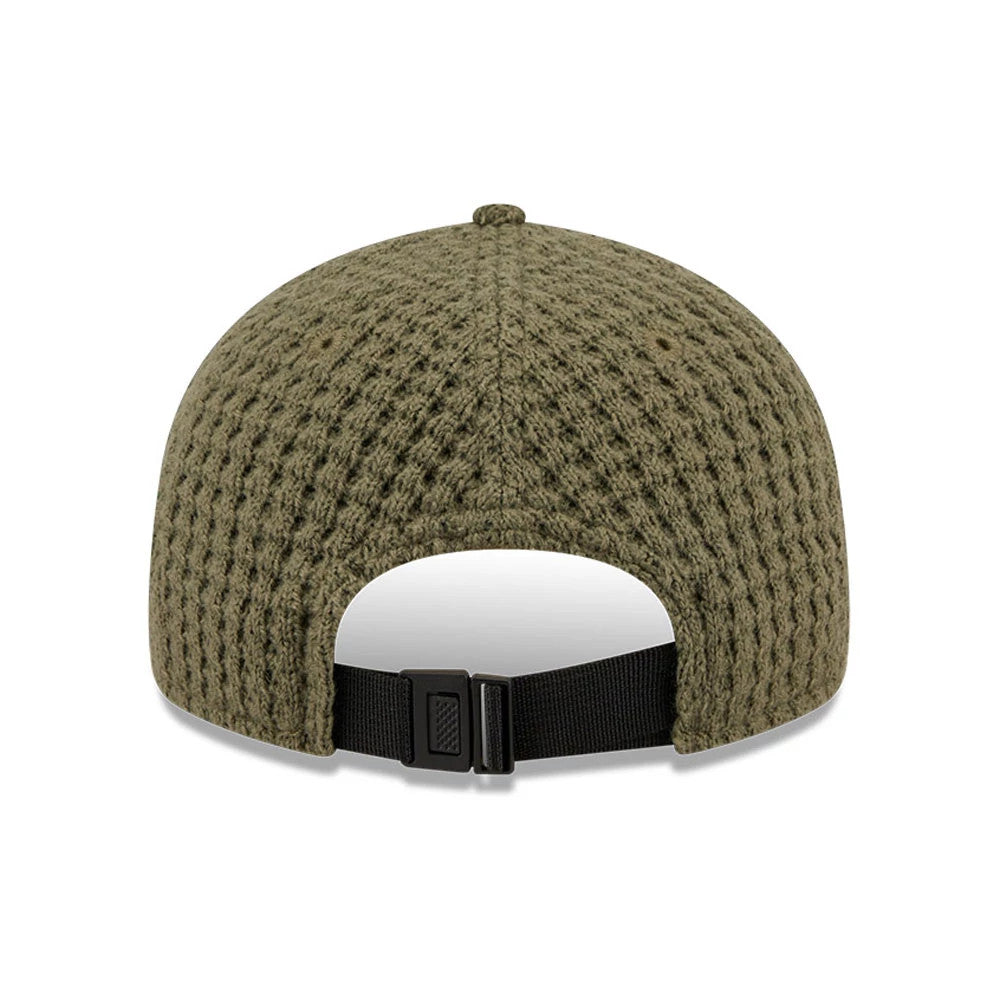 New Era Waffle Knit Green Retro Crown 9FIFTY Adjustable Cap