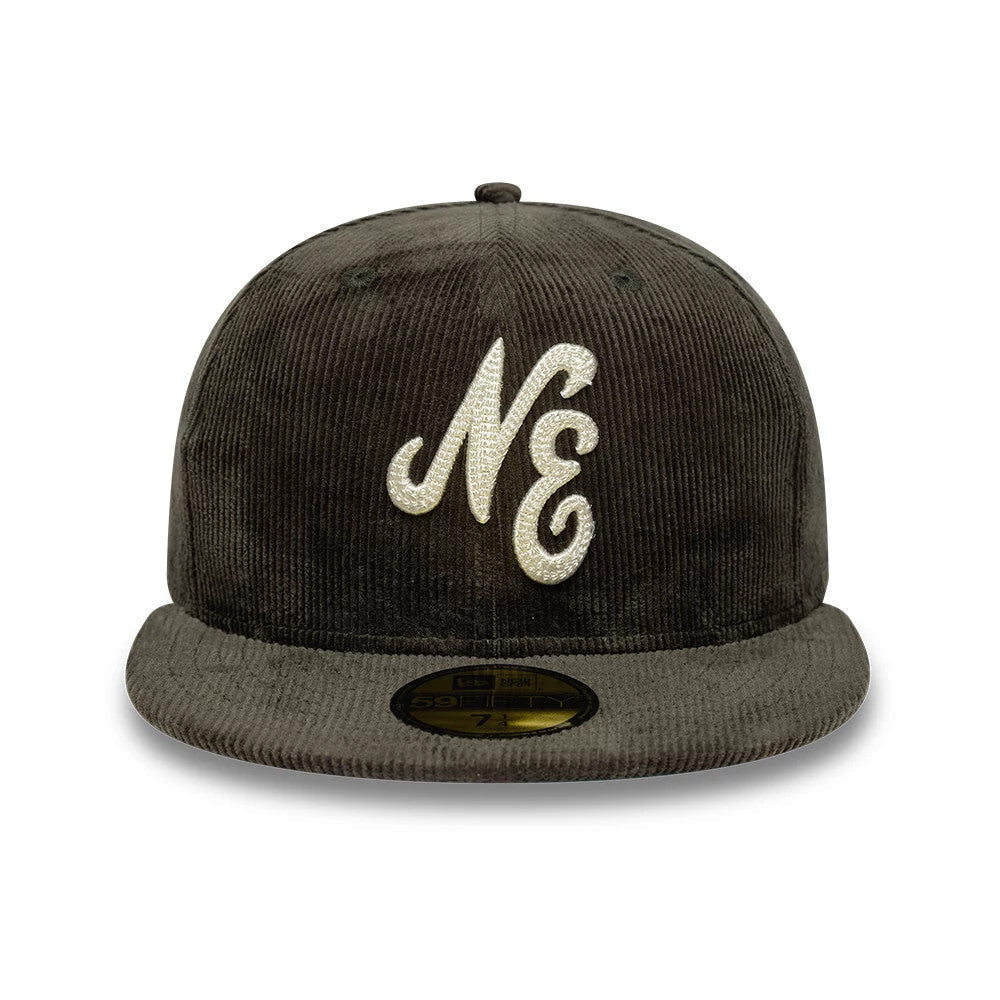New Era Cord Dark Green 59FIFTY Fitted Cap