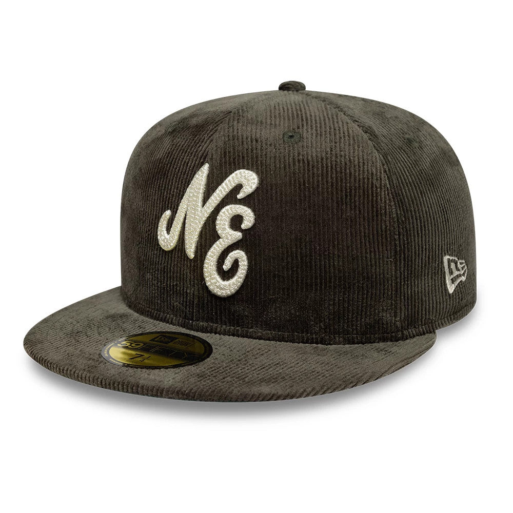 New Era Cord Dark Green 59FIFTY Fitted Cap