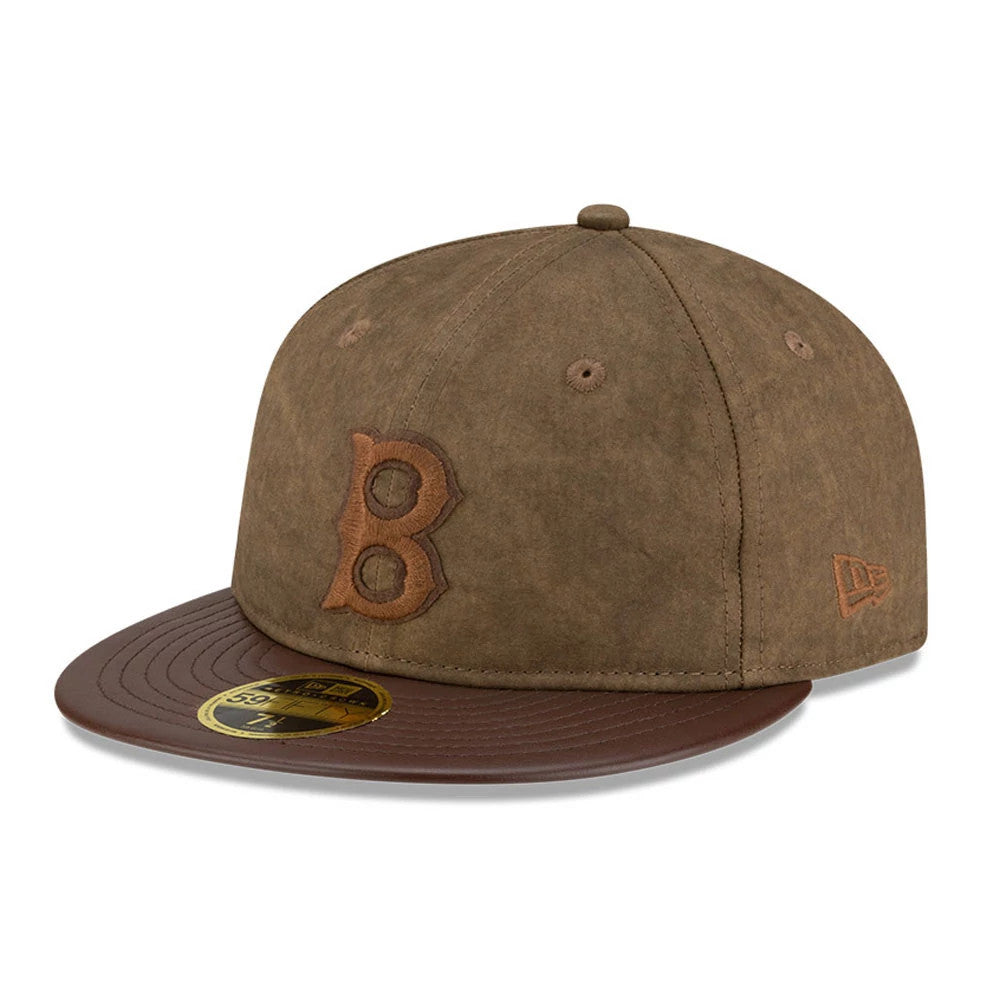 Boston Red Sox MLB Open Brown Retro Crown 59FIFTY Fitted Cap